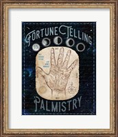 Framed 'Fortune Reading I' border=