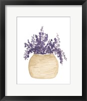 Pot Of Lavender Framed Print