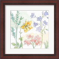 Framed 'Peaceful Petals VII' border=