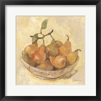 Framed Sunlit Pears Smooth