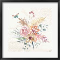 Boho Garden II Framed Print