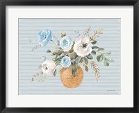 Framed Blooms of Spring I Coastal