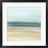 Linear Emerald I Framed Print