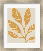 Framed 'Retro Botanical Sketches III Crop' border=