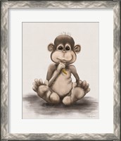 Framed 'Melvin the Monkey' border=