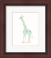 Framed 'Giraffe' border=