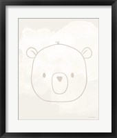 Soft Bear Framed Print