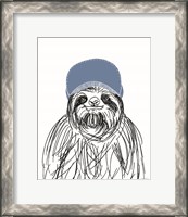 Framed 'Team Roster Sloth' border=