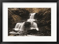 Framed Golden Waterfall II