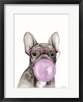 Framed Bubble Gum Puppy