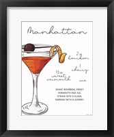 Framed Manhattan Recipe