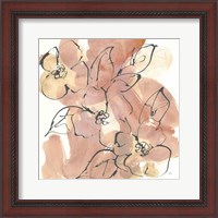 Framed 'Cashmere Florals II' border=