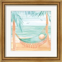 Framed 'Ocean Breeze IV' border=