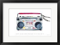 Framed Boombox Love