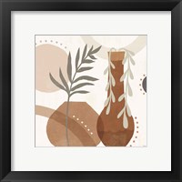 Framed 'Botanical Form II Neutral' border=