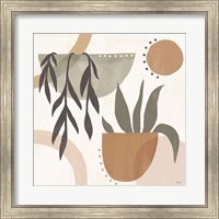 Framed 'Botanical Form IV Neutral' border=