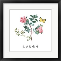 Framed 'Victorian Garden Bright VIII' border=