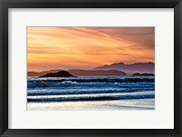 Framed Long Beach Sunset