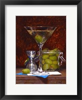 Framed Dirty Martini