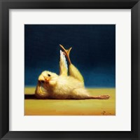 Framed Yoga Chick Side Leg Lift