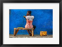 Framed Eating Sugar Cane