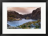 Framed Norwegian Village