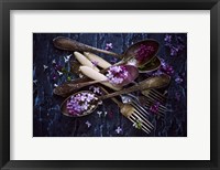 Framed Spoons & Flowers