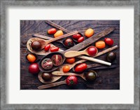 Framed Spoons & tomatoes