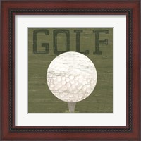 Framed 'Golf Days XI-Golf' border=