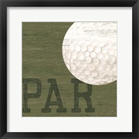 Golf Days XII-Par Framed Print