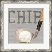 Framed 'Golf Days neutral VII-Chip' border=