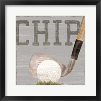 Framed 'Golf Days neutral VII-Chip' border=