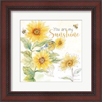 Framed 'Be My Sunshine IV' border=