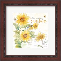 Framed 'Be My Sunshine IV' border=