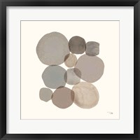 Stone Echoes neutral III Framed Print