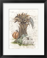 Framed Happy Harvest Corn Stalk