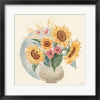 Framed Sunflower Season IV Bright