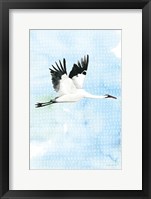 Framed Crane in Flight I