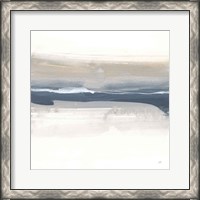 Framed 'Tonal Blue Gray III' border=