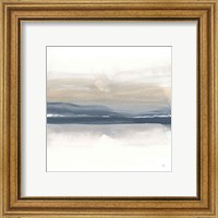 Framed 'Tonal Blue Gray II' border=