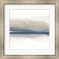 Framed 'Tonal Blue Gray II' border=