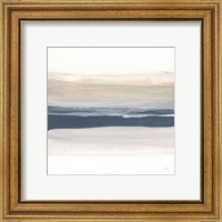 Framed 'Tonal Blue Gray I' border=