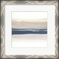 Framed 'Tonal Blue Gray I' border=