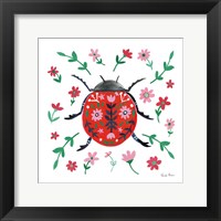 Framed Folk Beetle I