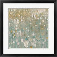 Framed Rain Abstract II Neutral