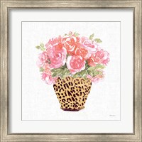 Framed 'Luxe Bouquet II' border=