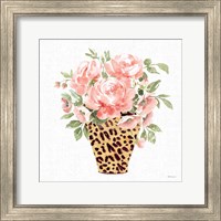 Framed 'Luxe Bouquet I' border=