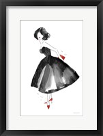 Framed Fashion Debutante with Red
