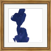 Framed 'Swash I Indigo' border=