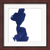 Framed 'Swash I Indigo' border=